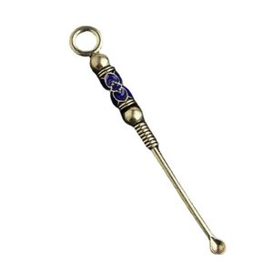 Pot en métal de 77mm, outil de fumage, cuillère sexy pour fille et femme, mini cuillère, cure-oreille pour herbes sèches avec LK00108