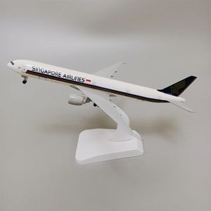 Aircraft Metal Airline Model 20cm 1 400 Singapore Airlines A380 Replica Alloy Material Aviation Simulation Toys Boy Gift 240514