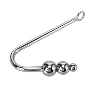 Metalen Anale Haak Met Bal Prostaat Massager Anale/Butt Plug Anus Dilatator Rvs Anale Speeltjes Voor Mannen Vrouwen Gay BDSM Speelgoed 240106