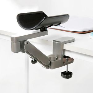 Metalen arm rust wrise ondersteuning thuiskantoor muis hand bureau verstelbare muis pad armleuning voor computer ergonomisch handcomfort zou moeten