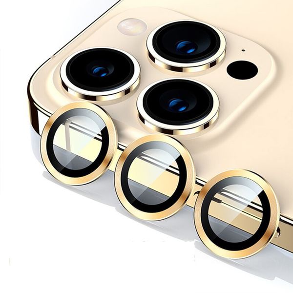 Protecteur d'écran d'objectif de caméra arrière en métal pour IPhone 14 13 12 11 Mini Pro Max couverture de boîtier de Film d'anneau d'alliage d'aluminium
