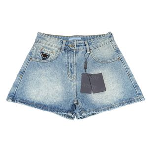 Metalen Badge Jean Shorts Dames Hoge Taille Jeans Zomer Sexy Korte Broek Casual Stijl Denim Shorts