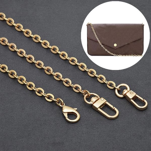 Bolso de Metal con cadena para mujer, correa cruzada para hombro, asa para bolso, accesorios de repuesto para bolso 240126