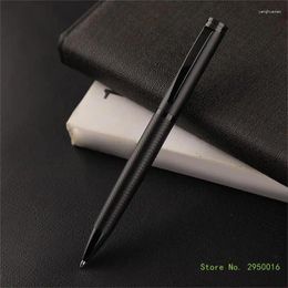 Stylo à balle en métal 6pcs écrivant des stylos métalliques en douceur en douceur pour l'élève enseignant de bureau