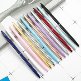 Metal Ballpoint Pens Spinner Office Accessoires voor bureaulesstationeries Leverbaar leraar Gift 1.0 Ballpen