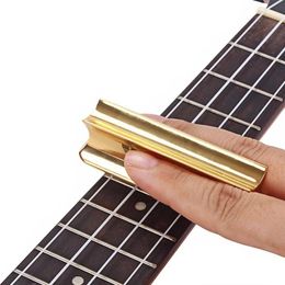 Metal Bass Guitar Slide Stick Zink Alloy Gitaar Vinger Sleeve Slide Stick Folk Music Brass Electric Guitar Slide Stick