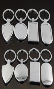 Metal Blank Keychain Creative Car Keychains Gepersonaliseerde roestvrijstalen sleutelring Bedrijfsadvertenties voor promotie1280157