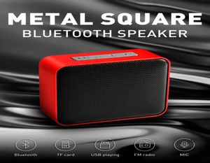 Boîte de son portable Bluetooth en métal Bluetooth sans fil Stéréo Stéréo Subwoofer FM Radio TF USB MP3 Player Speakers Personnalisez Wi3909946