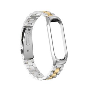 Metal Bracelet Stainless Steel Strap For Xiaomi Mi Band 5 Wristbands Miband 4 3 Watchband Smart Accessories