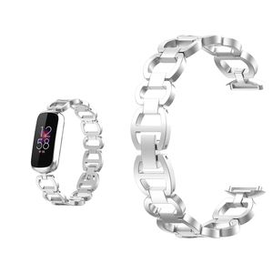 Bracelet de montre en métal pour Fitbit Luxe Bracelet de remplacement pour Fitbit Luxe Special Edition Bracelet en acier inoxydable