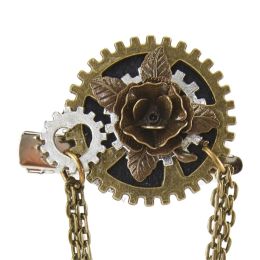 Metalen broche pin Rapel Stick Pin Pak stropdas broche steampunk haarclip voor vrouwen mannen jas hoeden sieraden accessoire