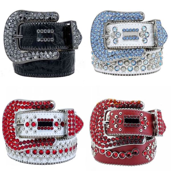 Boucle en métal ceinture de créateur avec ceinture en cristal femmes robe de mariée cadeau de fête cintura rétro strass cuir pu lettre classique dame colorée ont des ceintures rouges