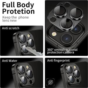 Metal Camera Lens Protector Case voor iPhone 14 13 11 15 Pro Max 12 Mini 14 Plus 14Pro 15Pro iPhone14 iPhone15 I14 i15 Back Cover