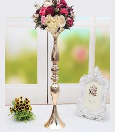 Candelabros de Metal de 50cm y 20 pulgadas, estante para florero, candelabro, centro de mesa de boda, soportes para velas de plomo para eventos y caminos 1467594