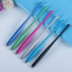 Metalen capacitieve stylus pen touchscreen pen perfect voor mobiele telefoon Smart phone voor iPad tablet pc veel kleur