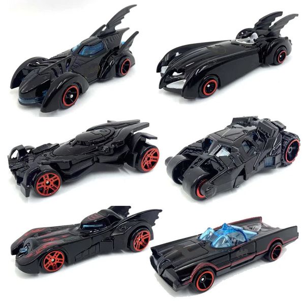 Voiture en métal Collection limitée le modèle de voiture Batmobile Batman Chariot ensemble complet jeu à domicile jouets cadeaux de collection pour enfants 240115