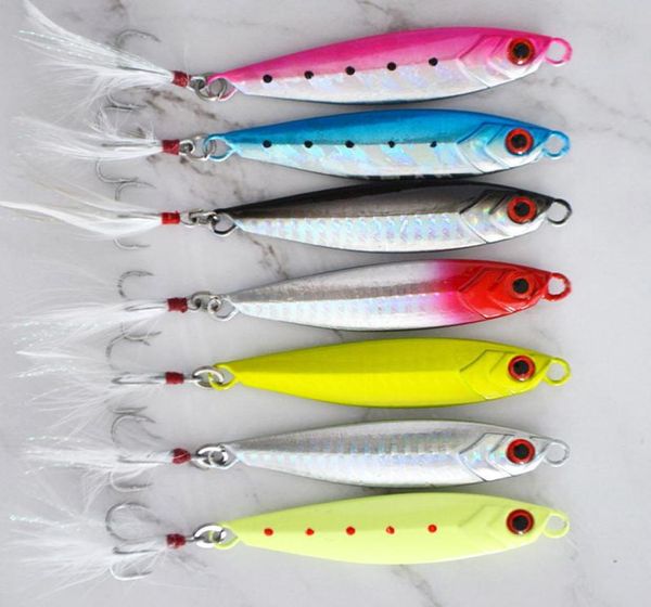 Gabarit en métal VIB VIB FISHIGS BAITS CONSTAGE Jigging plomb poisson de mer de mer de pêche à la pêche artificielle Tackle7644010