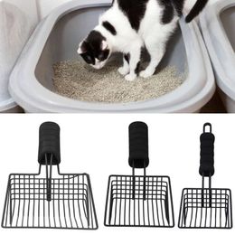 Metal Cat Litter Shovel Litter Litter Scoop Sifter Sifter Shovel Pet Cat Reutilizable Suministros de limpieza