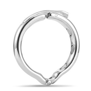 Anillo de Metal para pene, anillos para glande, tamaño ajustable, compuesto de vaina magnética, anillo de circuncisión para hombre, anillo tipo V para pene, Juguetes sexuales para hombres