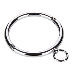 Collier en métal Bdsm Bondage esclave fétiche collier en acier inoxydable jouets sexuels pour couples accessoires de sexe adulte pour femme J1906267056457