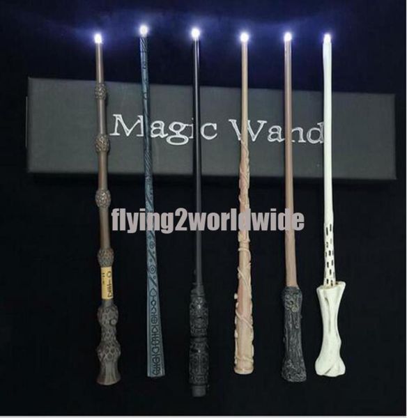 Metal Core Magic LED Wand Magic Accesstes avec boîte-cadeau de grande classe