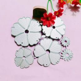 Metal Cutting Dies Creative Ballosing Gootfrch Flower-Shape 3D Die Cuts SPORCH DIY Crafts Scrapbook Album Paper Carte Paper Home Decor