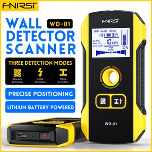 Metal Detectors FNIRSI WD-01 Metal Detector Wall Scanner with ly Designed Positioning Hole for AC Live Cable Wires Metal Wood Stud Find 230505