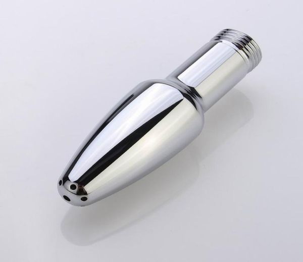 Métal Douche Enema Nettoyage Anal Pommeau De Douche Buse De Lavage Jouets Sexuels Masturbateur Mâle Vagin Anal Cleaner Butt Plug pour Hommes Et Wo1904265