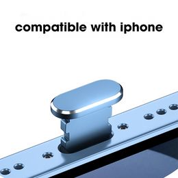 Metal Dust Plug voor Apple iPhone Mobiele telefoonlaadhaven Anti-Dust Plug Stopper Cap Cover voor iPhone 14 13 12 XR Dustplugs