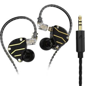 Metalen oortelefoon HIFI BASS OORBUDS IN OOR MONITOR Hoofdtelefoon Sport Noise Annuleren Headset met stereogeluid MIC