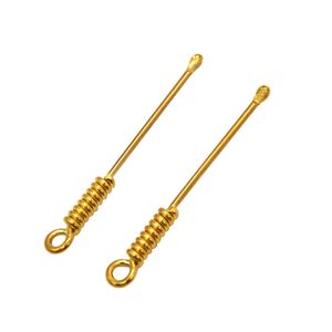 Outil de Dab de cire en métal, accessoires pour fumer, or argent, reniflard, outils de renifleur, plates-formes pétrolières, pelle à cire, en stock