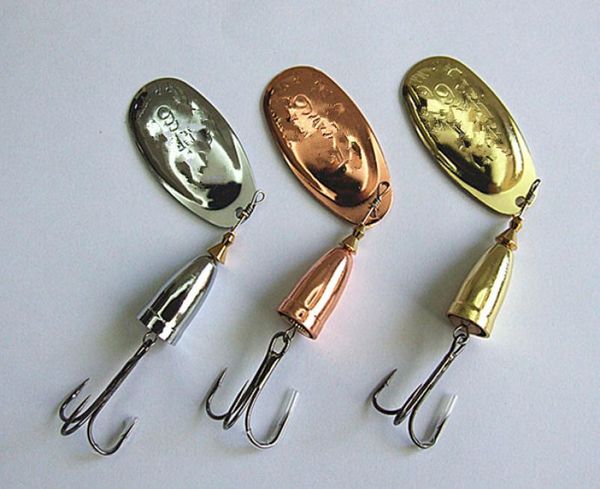 Metal Fishing Lure Spinner Hook Vib Blades 3 Color Carp Bass Fishing Lure 0 1 2 3 4 5 61916549