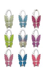Sac pliable en métal sac à crochet Hangerpurse hookhandbag holder coque sac pliant table papillon bling couleurs za52206532230