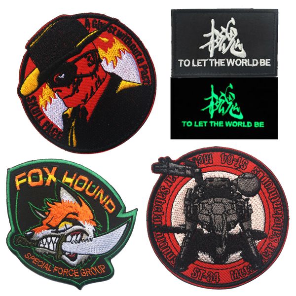 Metal Gear Solid Foxhound Emblem Patch Badge Badge Militaria Fox Group Group Patches