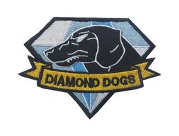 Metal Gear Solid Mgs Diamond Dog Army Special Force Group Ghost Broidered OUTER CIEL Patch Stripes Sticker Fox Hound Patches