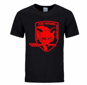 Metal Gear Solid MGS Fox Hound Video Game Heren Mannen T-shirt T-shirt Mode zomer Korte Mouw Katoenen T-shirt Tee camisetas Hombre6758020