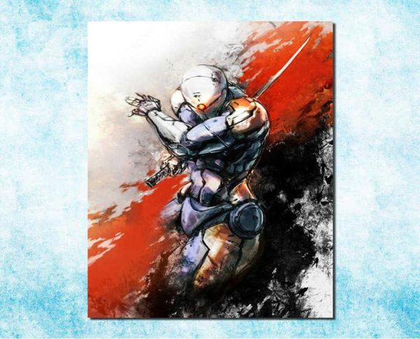 Metal Gear Solid V The Phantom Pain Art Silk Toivas Piffée Print 13x20 24x36 pouces GAME Wall3820930