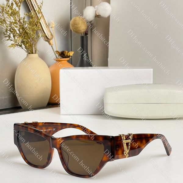 Gafas de sol con letras doradas de metal, gafas de sol negras geniales de diseñador para hombres, estilo clásico, moda para mujeres, gafas de sol para conducir con caja