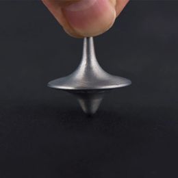 Metal Gyro Great précis Silver Spinning Top Movie Totem Print APDA7A08 240517