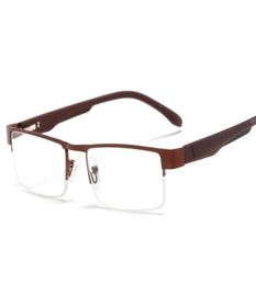 Metalen half frame leesglazen ultralight Presbyopia Brils 10 tot 40 PC Tempels vermoeidheid Gafas 10 15 20 25 30 39863624