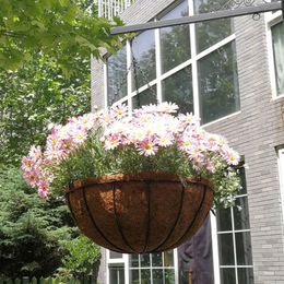 Panier de suspension en métal pour plantes Flower Garden Pot Planteurs
