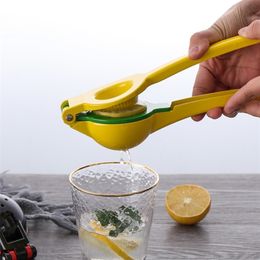 Metal Hend Held Double Bowl Lemon Lime Squeezer Manual Orange Citrus Press Juicer Squeeze Kitchen Tools 220704