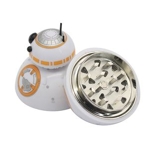 Metalen kruid grinder ontwerper zinklegering metalen drie-lagen antenne baby sigaret set grinder geschenkdoos