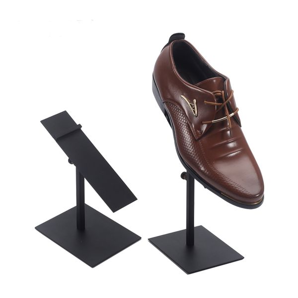Rack de chaussures en fer en métal avec atteinte à chaussures de surface peinte en métal hauteur et angle réglable