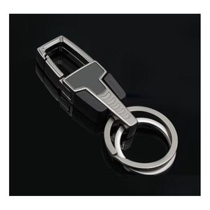 Llavero de metal Cintura Colgar Hombres Llavero Llavero Titular Anillo Chaveiro Porte Regalo de vacaciones Presente Entrega de gota Dhrxj