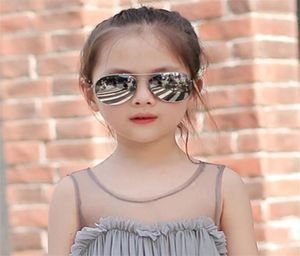 Metal Kids Pilot Lunettes de soleil Double poutre Bébé garçons garçons UV400 Protection Aviation Sun Glasshes7383685