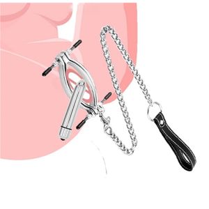 Chaîne à Clip en métal pour femmes, stimulateur de clitoris, pince sexy, vibrateur de spéculum vaginal, BDSM, Bondage, jeu de Torture exotique, jouets pour femmes