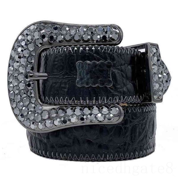 Métal lettre bb designer ceinture hommes diamant luxe ceintures cristal cuir femme taille confortable ceinture gratuite accessoires à la mode grande femme ceinture noir GA05 I4