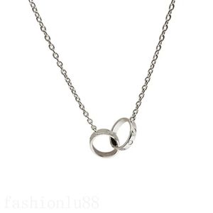 Collier de luxe en métal amour colliers de créateurs cadeau de Saint Valentin bijoux à la mode pour femmes chaînes esthétiques plaqué argent hip hop hommes bijoux délicatsQ9