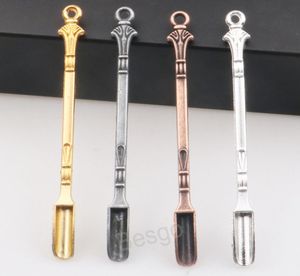 MINI MINI POFE SPOON PORTABLE VINTAGE MINI TOBACCO POWDE SCOOP CHARCHAT POUPORES SUMEUX POUVOIRS Multipt Using Scoops suspendus BH783457205